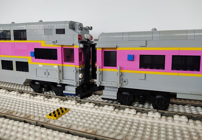 MBTA 2 voitureset 1 locomotive Heritage 007