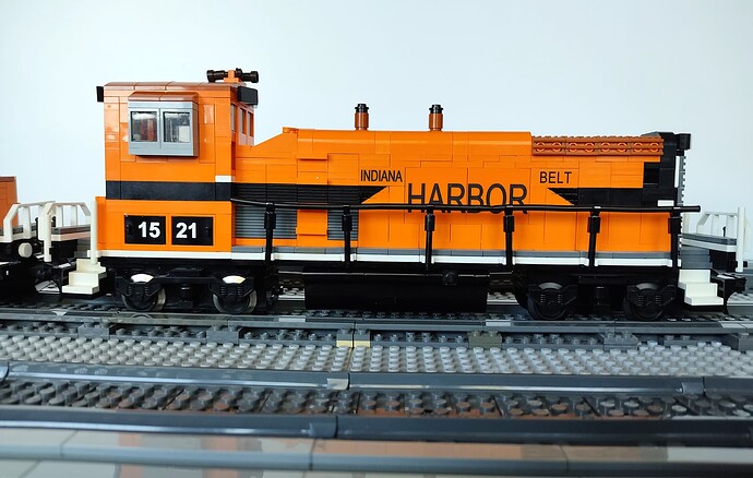 Loco 1521, PB3, caboose IHB nø8 001