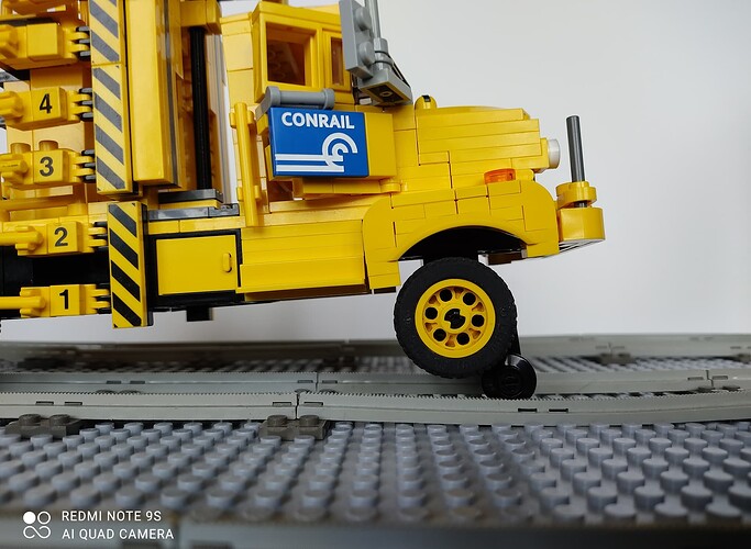 Camion Conrail routerail v‚rificateur de tunnel 003