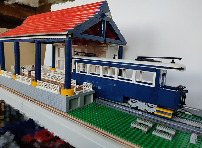 Version2 du Great Orme Tramway et sa gare en ville 006