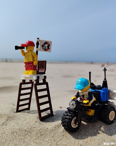 sur la plage
