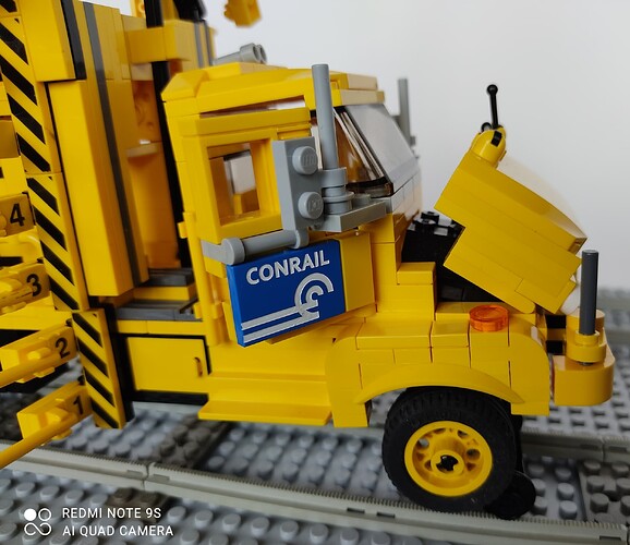 Camion Conrail routerail v‚rificateur de tunnel 024