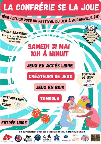 Affiche Salon du jeux 31 mai 25