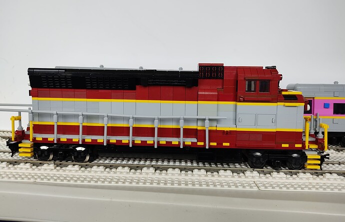 MBTA 2 voitureset 1 locomotive Heritage 012