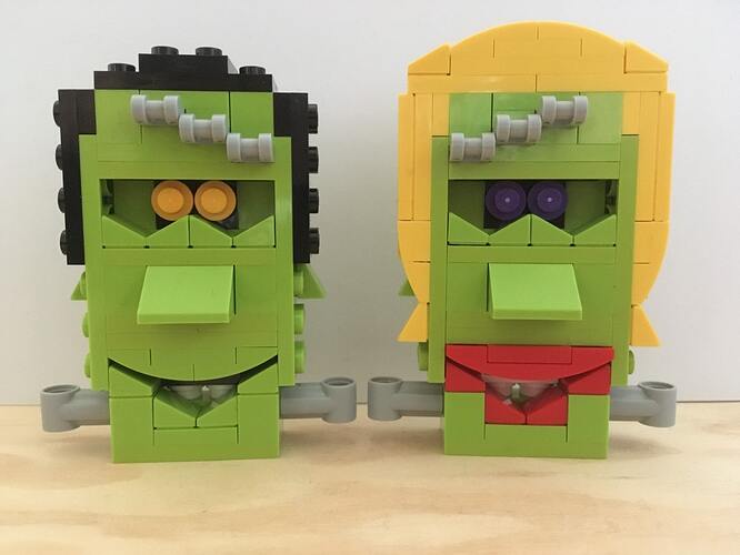 Le monstre de Frankenstein et madame