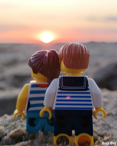 Coucher de soleil en amoureux