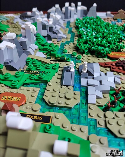 L'Argonath, Edoras, les Fôrêts de Lorien et Fangorn