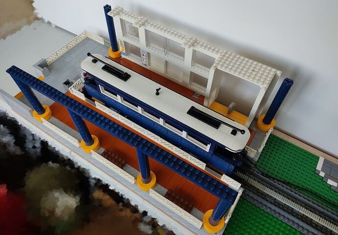 Version2 du Great Orme Tramway et sa gare en ville 012