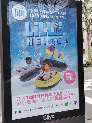 fanions sur boulevard