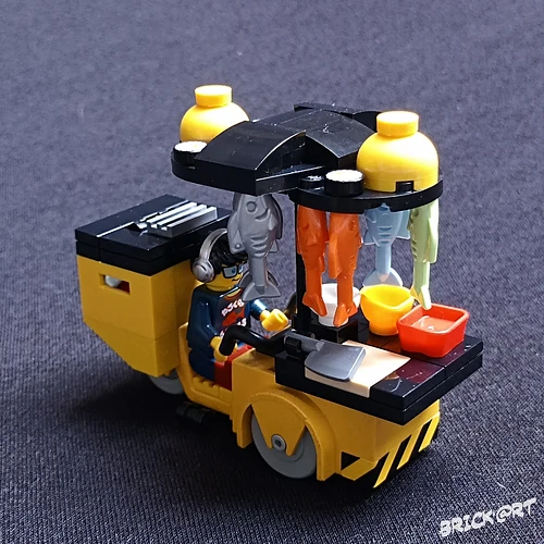 Vendeur ambulant de sushi