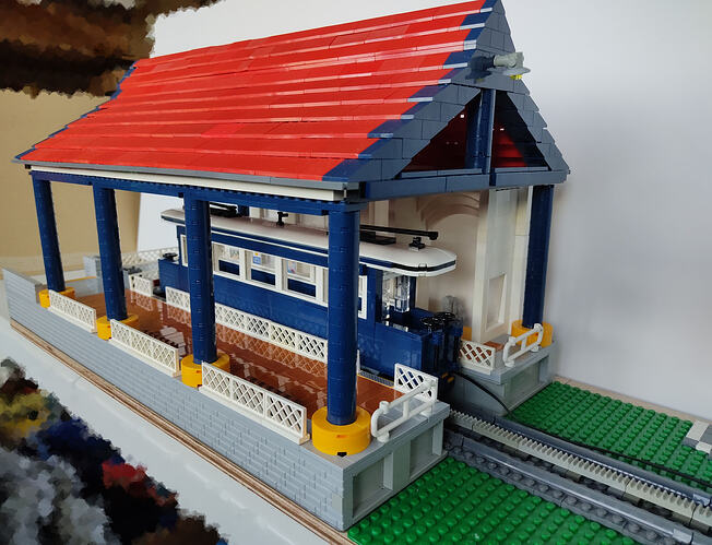 Version2 du Great Orme Tramway et sa gare en ville 010