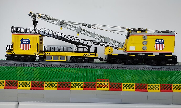 Grue UP MP 70 et son wagon 003